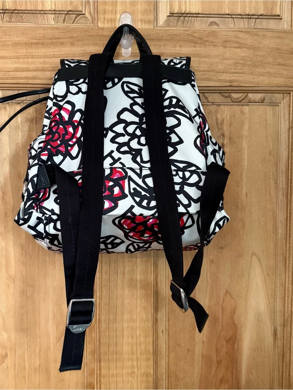 Coach Daisy Poppy Nylon Backpack